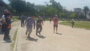 Jornada deportiva en parque chacabuco